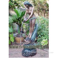 Running water Casting Bronze Fountain GBFN-E003W
